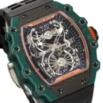 Richard Mille Tourbillon Aerodyne On Black Rubber